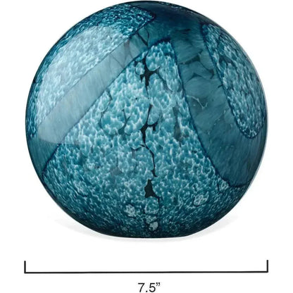 Cosmos Hand Blow Glass Balls (Set of 2) - LOOMLAN - Jamie Young - Statues & Sculptures