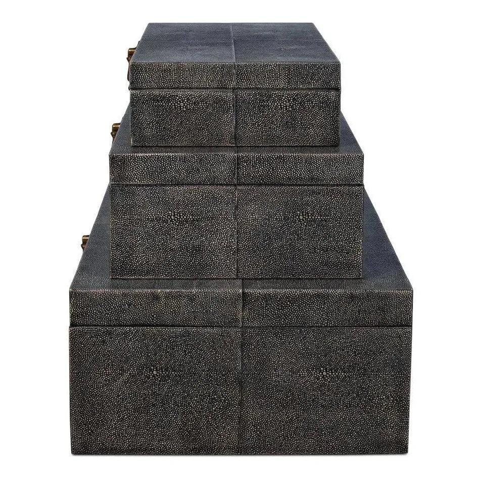 Cosmos Nesting Boxes Set Of Three - LOOMLAN - Sarreid - Boxes & Bowls