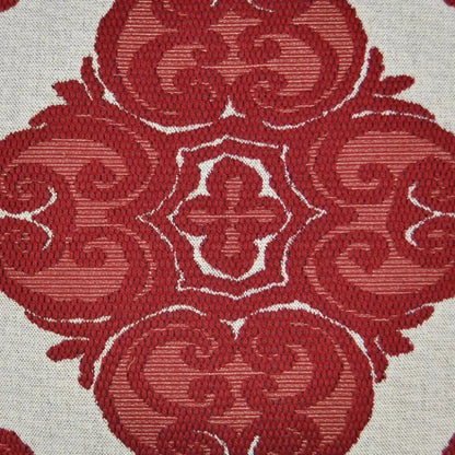 Cotillion Red Throw Pillow With Insert - LOOMLAN - D.V. Kap - Throw Pillows