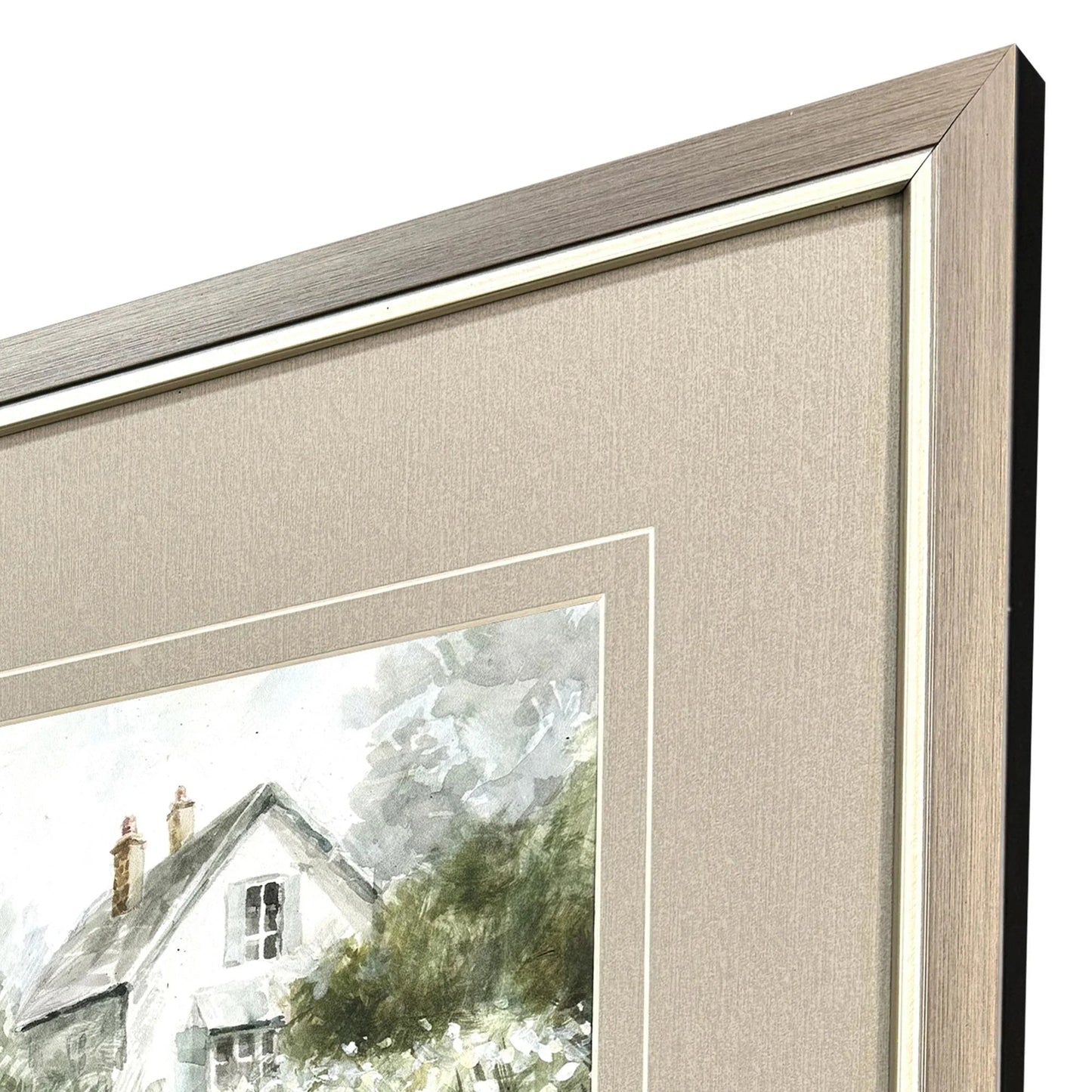 Cottage Garden Green Canvas Art 4PC