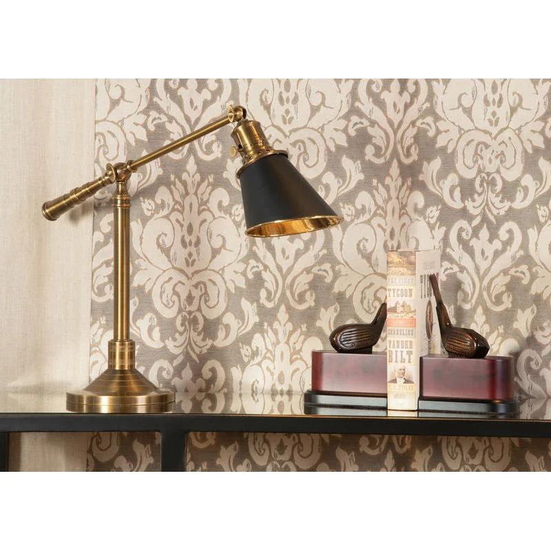 Counterweight Solid Brass Desk Lamp - LOOMLAN - Wildwood - Table Lamps