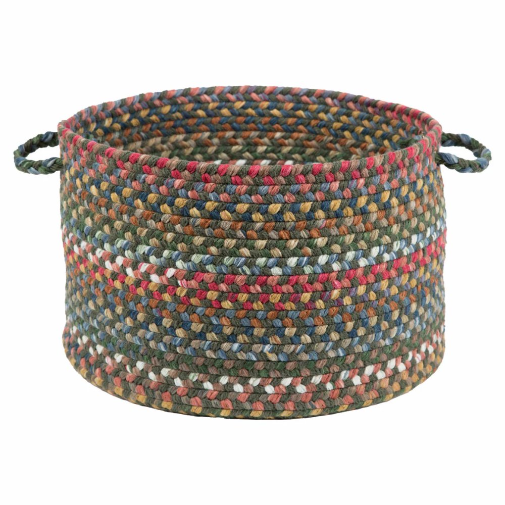 Rhody Rug Country Jewel Braided Handmade Basket