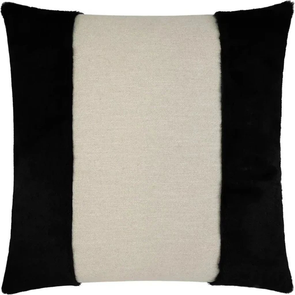 Courchevel Black Throw Pillow With Insert - LOOMLAN - D.V. Kap - Throw Pillows