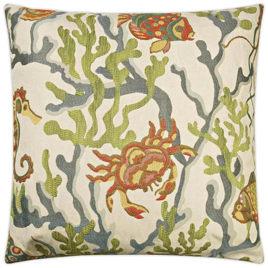 Crab Walk Multi Color Throw Pillow Insert - LOOMLAN - D.V. Kap - Throw Pillows