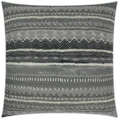 Crafting Grey Large Throw Pillow With Insert - LOOMLAN - D.V. Kap - Throw Pillows
