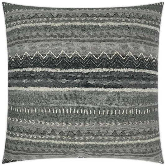 Crafting Grey Large Throw Pillow With Insert - LOOMLAN - D.V. Kap - Throw Pillows