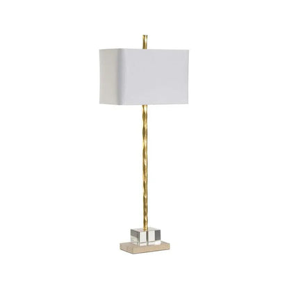 Crawford Hand - Hammered Metal Body Table Lamp - LOOMLAN - Chelsea House - Table Lamps