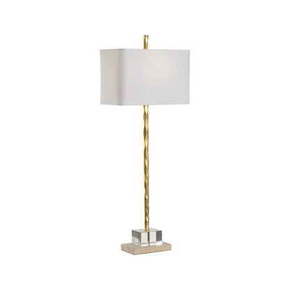 Crawford Hand - Hammered Metal Body Table Lamp - LOOMLAN - Chelsea House - Table Lamps