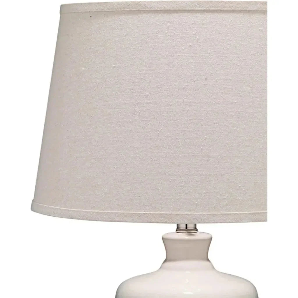 Cream Glass Cream Milk Jug Table Lamp - LOOMLAN - Jamie Young - Table Lamps
