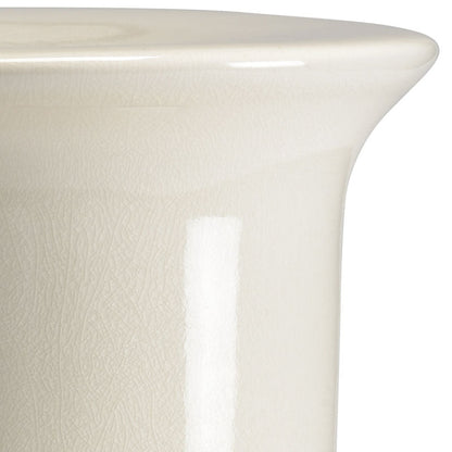 Chelsea House Cream Glazed Porcelain Outdoor Garden Stool