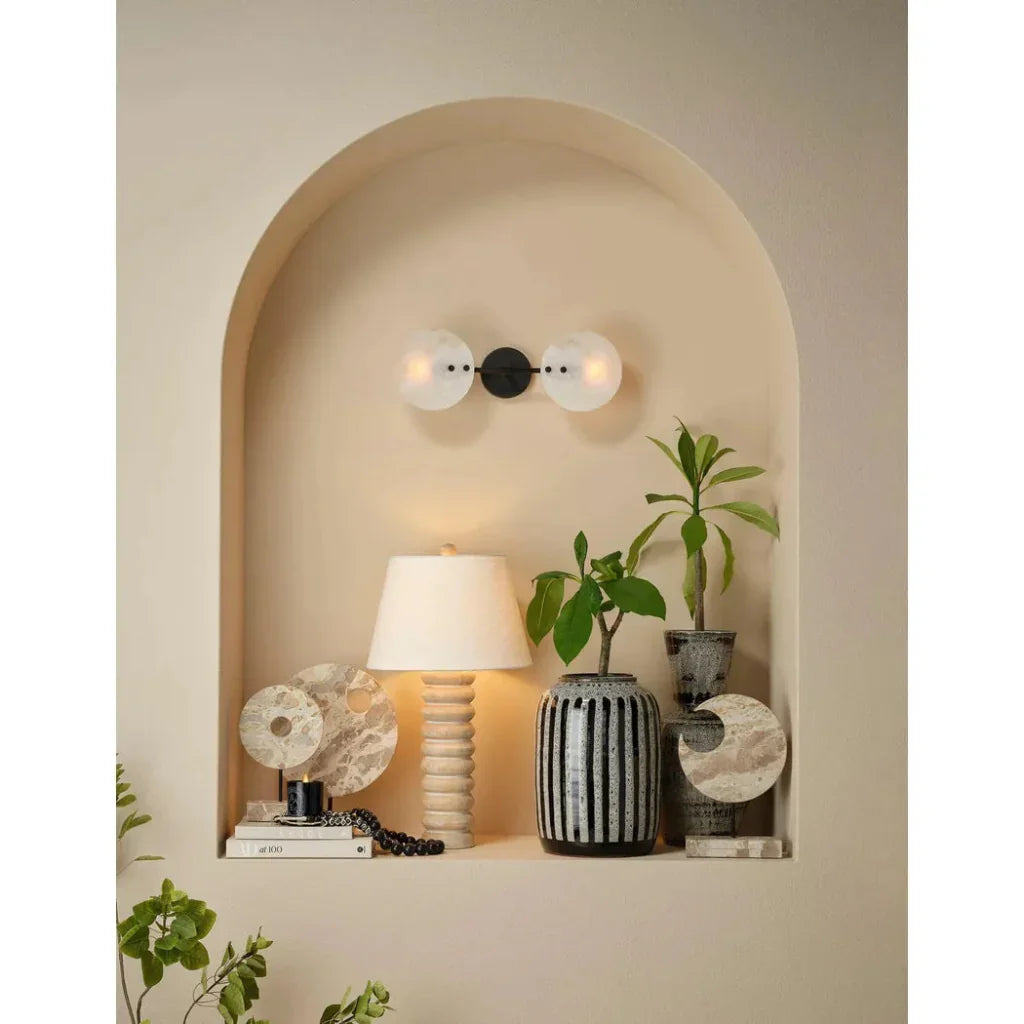 Crescent Marble Stand - LOOMLAN - Jamie Young - Statues & Sculptures