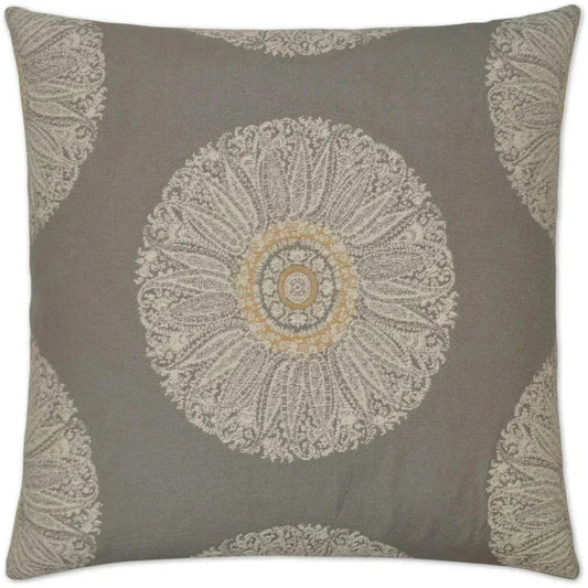 Crillon Grey Throw Pillow With Insert - LOOMLAN - D.V. Kap - Throw Pillows