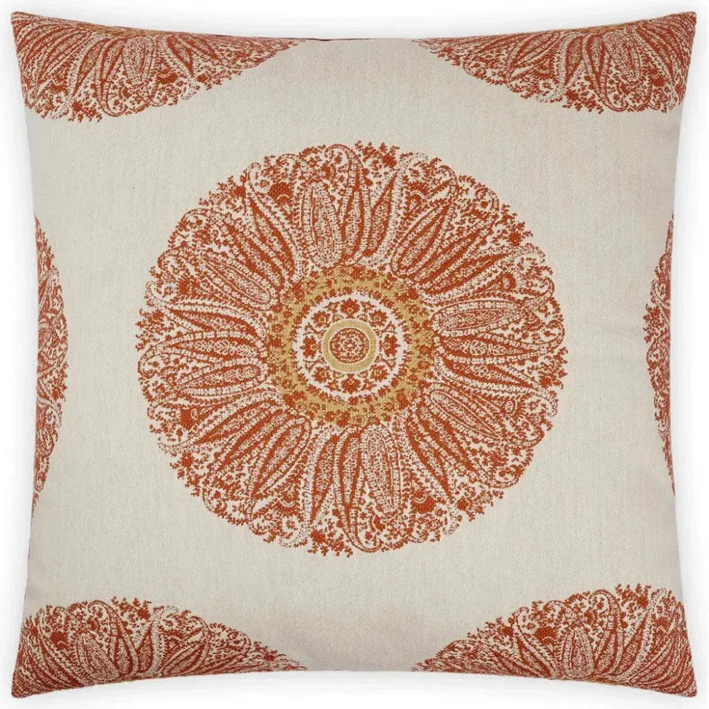 Crillon Rust Red Throw Pillow With Insert - LOOMLAN - D.V. Kap - Throw Pillows