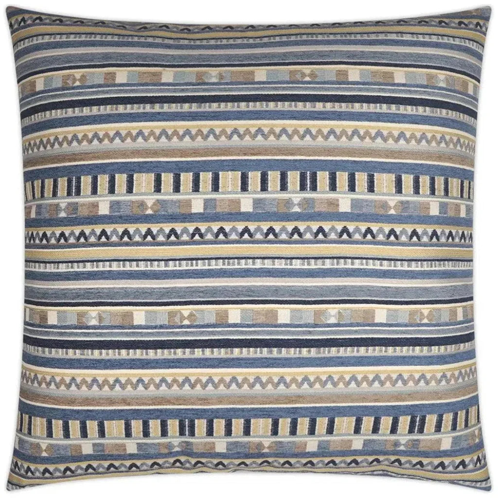 D.V. Kap Crossing River Global Blue Large Throw Pillow Insert