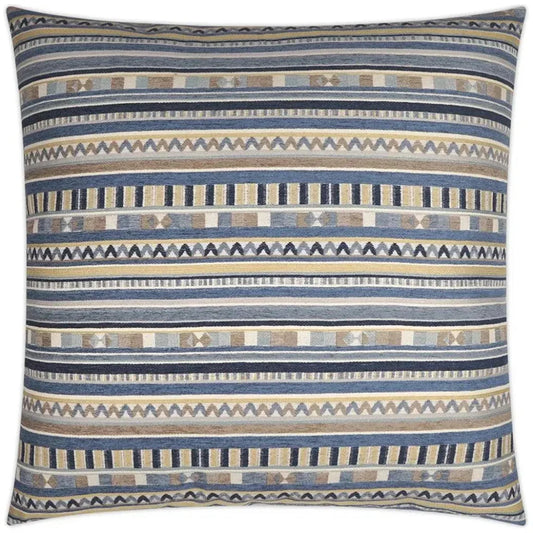 Crossing River Global Blue Large Throw Pillow Insert - LOOMLAN - D.V. Kap - Throw Pillows