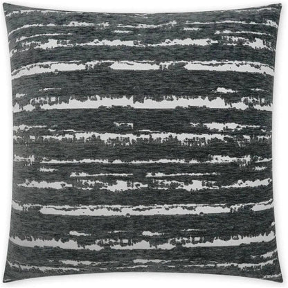 D.V. Kap Cruz Charcoal Grey Throw Pillow With Insert