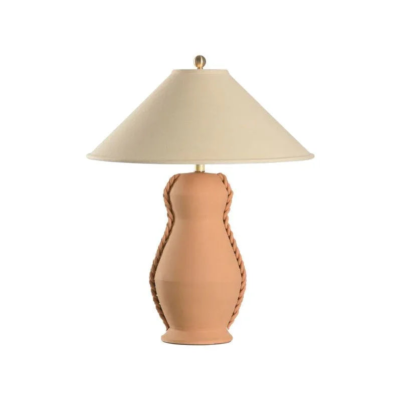 Cruz Handcrafted Terracotta Table Lamp - LOOMLAN - Wildwood - Table Lamps
