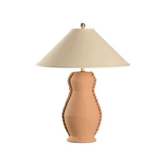 Cruz Handcrafted Terracotta Table Lamp - LOOMLAN - Wildwood - Table Lamps