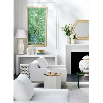 Crystal Ball On Stand Gold Modern Sculpture - LOOMLAN - Chelsea House - Statues & Sculptures