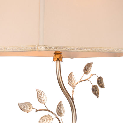 Crystal Bird Silver Table Lamp