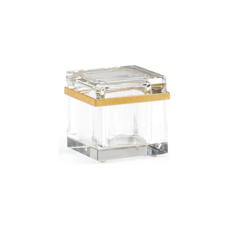 Crystal Clear Square Jewel Box - LOOMLAN - Chelsea House - Boxes & Bowls