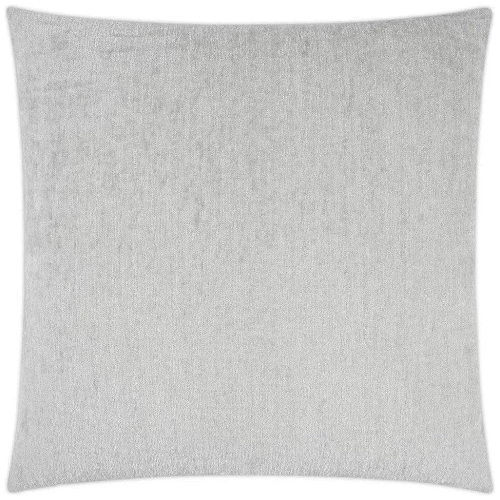 Cuddle Fog Solid Silver Large Throw Pillow Insert - LOOMLAN - D.V. Kap - Throw Pillows