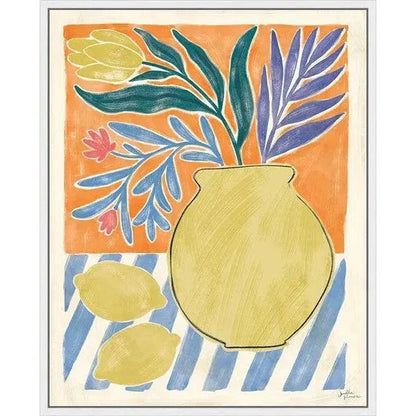 Cyprus Still Life IV d Canvas Art For Living Room - LOOMLAN - LOOMLAN - Canvas Art