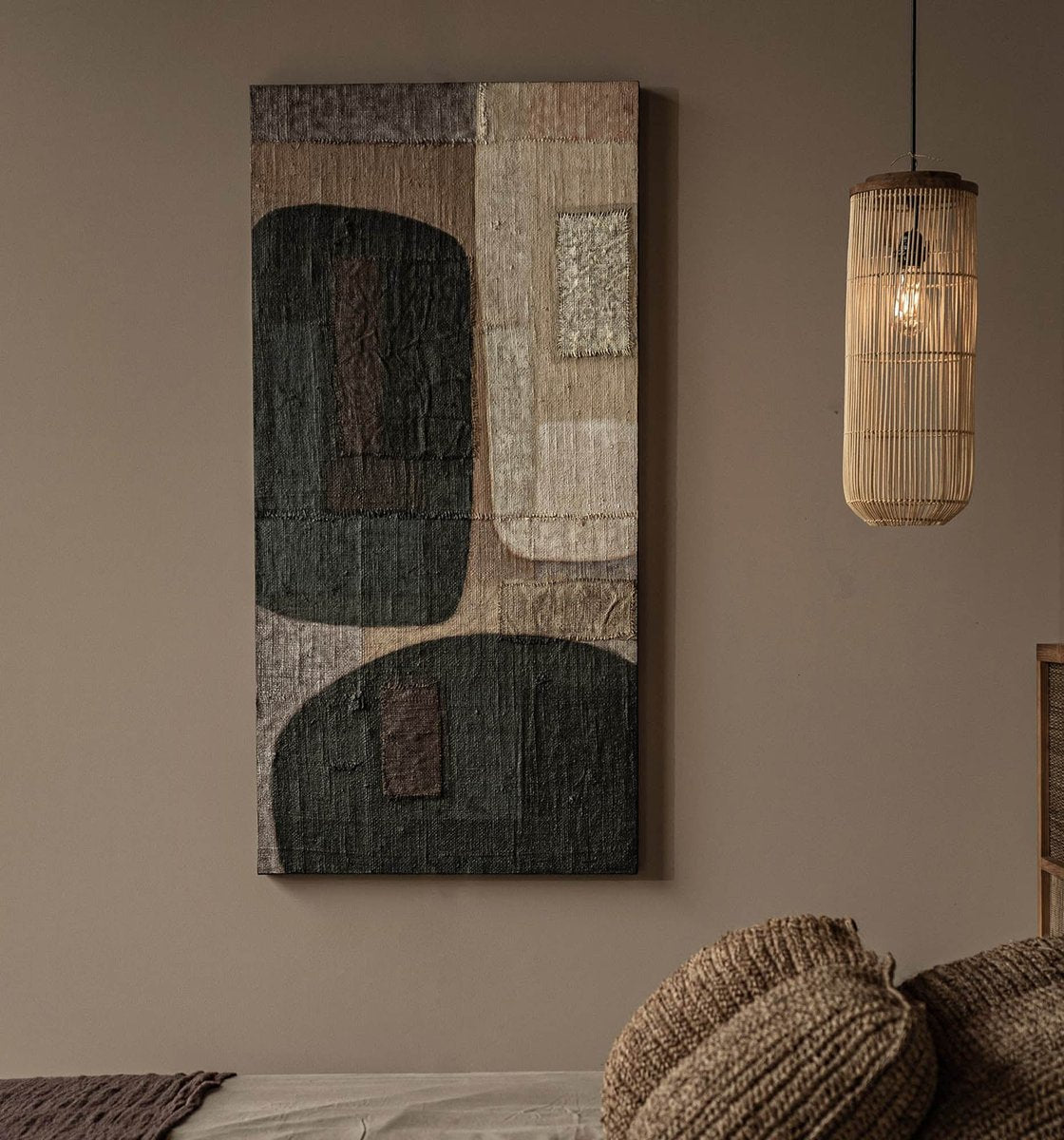 D-Bodhi Reclaimed Wood Frame Canvas Art -- view 2