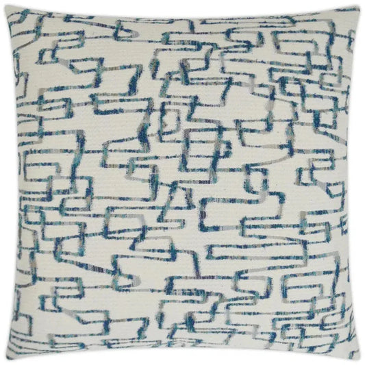 Da Vinci Lapis Blue Throw Pillow With Insert - LOOMLAN - D.V. Kap - Throw Pillows