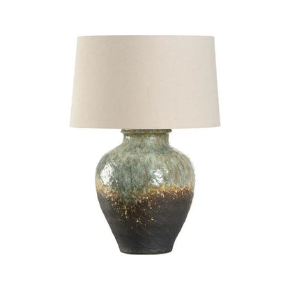 Daichi Unique Glaze Finish Handcrafted Table Lamp - LOOMLAN - Wildwood - Table Lamps