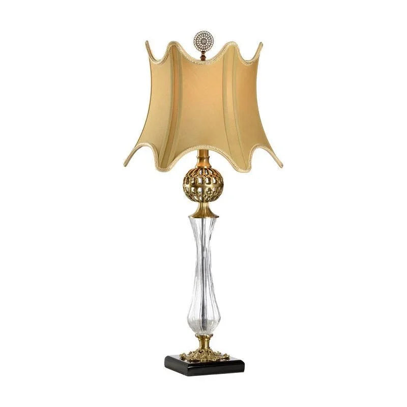 Daines Accent Brass And Glass Design Table Lamp - LOOMLAN - Chelsea House - Table Lamps