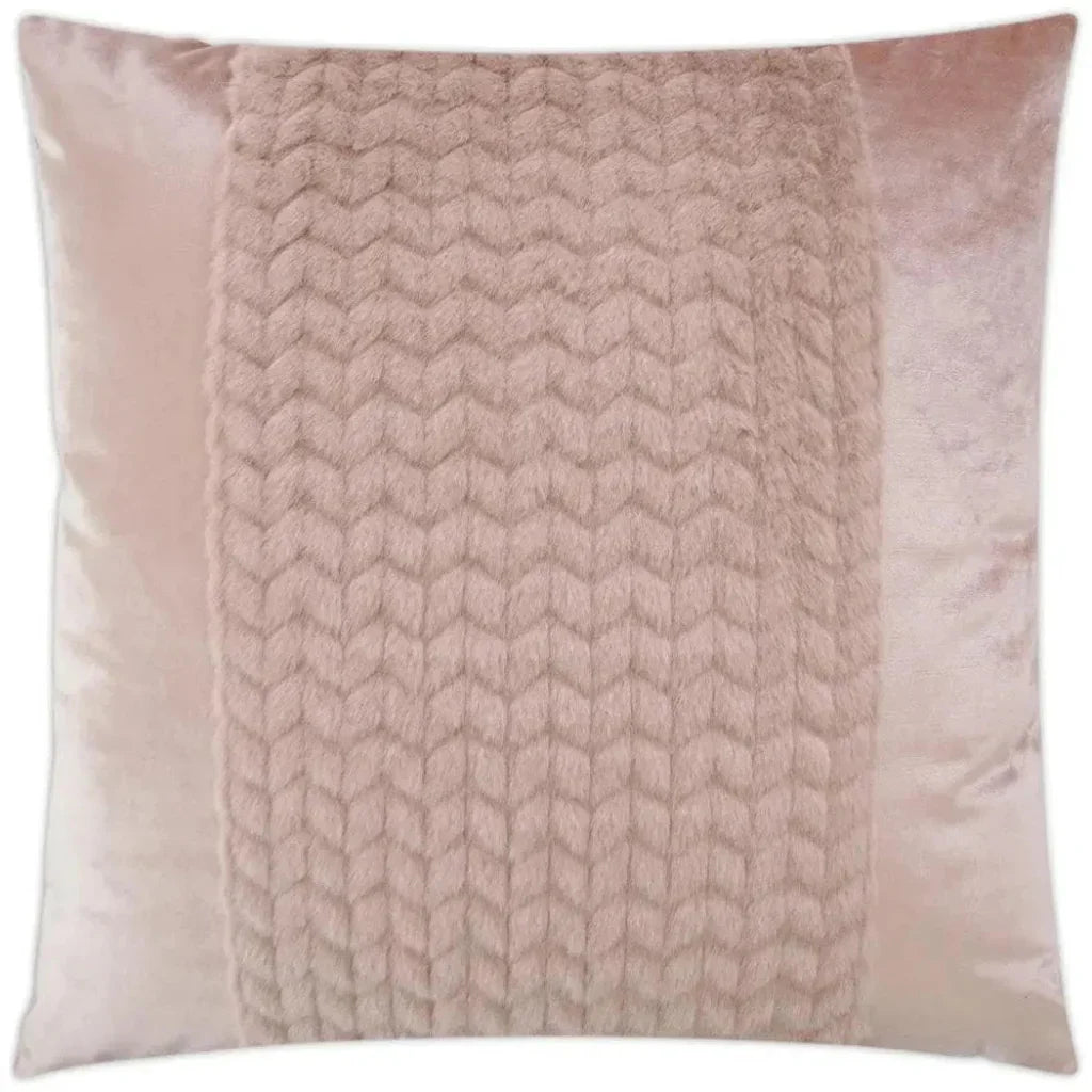 Dainty Band Blush Pink Throw Pillow Insert - LOOMLAN - D.V. Kap - Throw Pillows