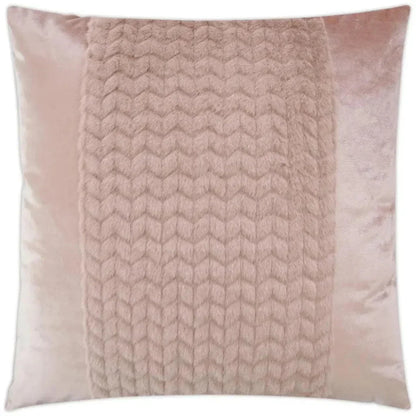 Dainty Band Blush Pink Throw Pillow Insert - LOOMLAN - D.V. Kap - Throw Pillows