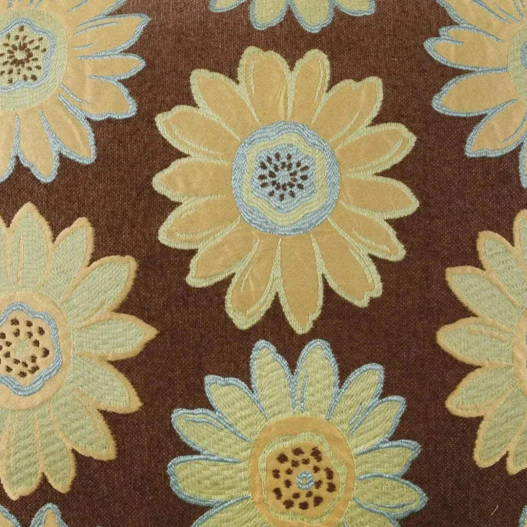 Daisy May Chocolate Brown Throw Pillow Insert - LOOMLAN - D.V. Kap - Throw Pillows