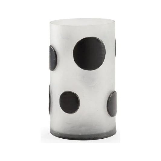 Dali Dot Frosted Glass Vase - LOOMLAN - Wildwood - Vases & Jars