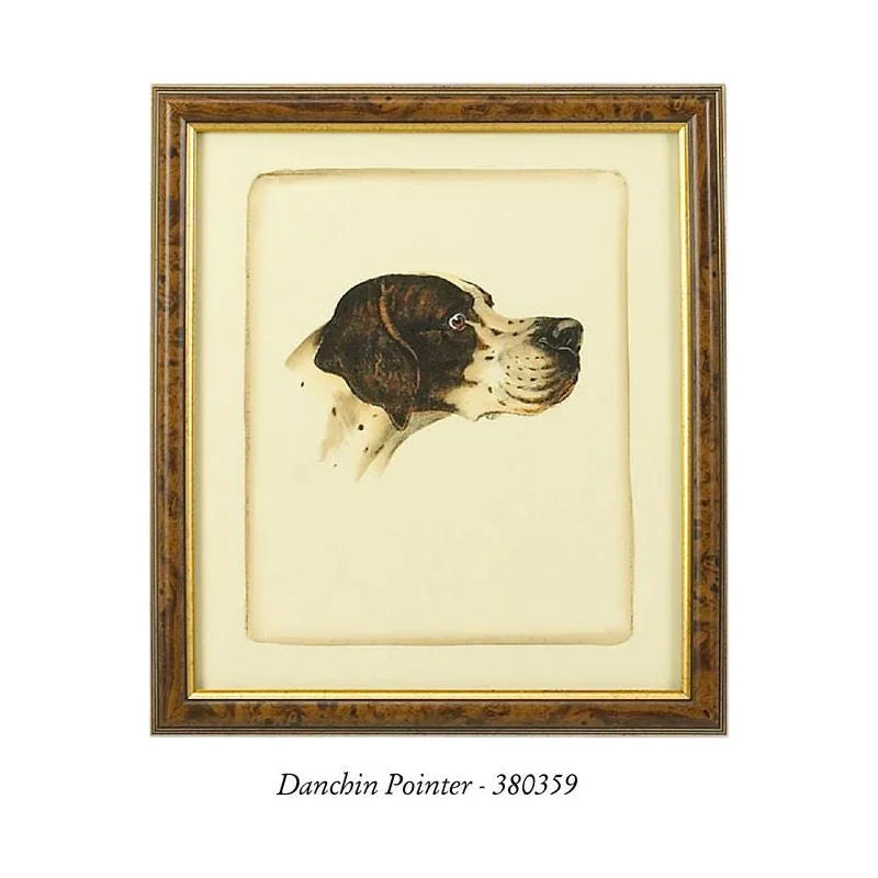 Danchin Cocker Spaniel Gold Framed Artwork-Framed Wall Art-Chelsea House-LOOMLAN