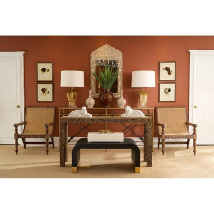 Danchin Pointer Gold Framed Artwork-Framed Wall Art-Chelsea House-LOOMLAN