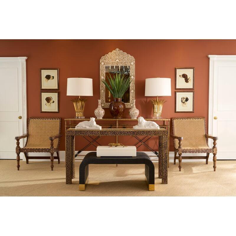 Danchin Setter Gold Framed Artwork-Framed Wall Art-Chelsea House-LOOMLAN