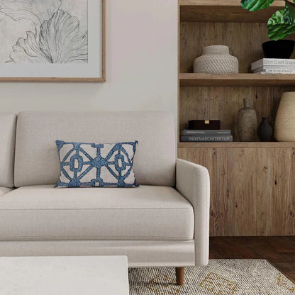 Danny Outdoor Lumbar Pillow-Outdoor Pillows-LOOMLAN-LOOMLAN