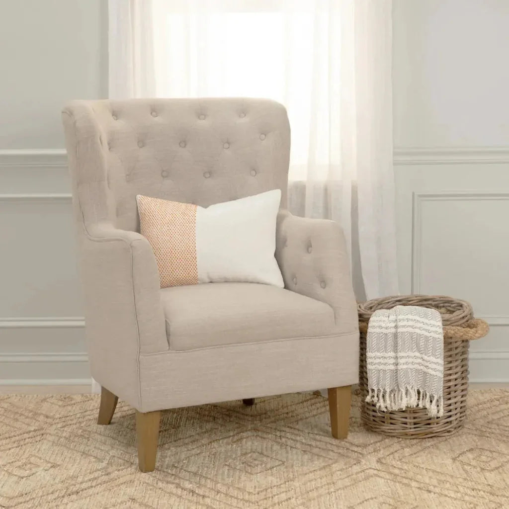 Dante Color Block Lumbar Pillow For Couch - LOOMLAN - LOOMLAN - Throw Pillows