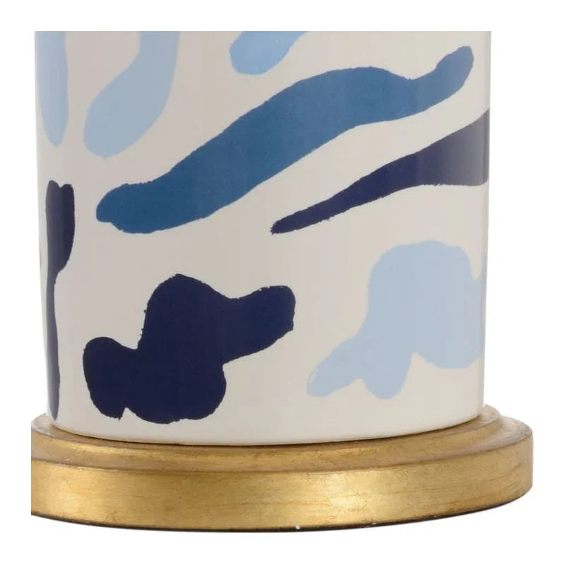 Danton Ceramic With Gold Accents Table Lamp - LOOMLAN - Chelsea House - Table Lamps
