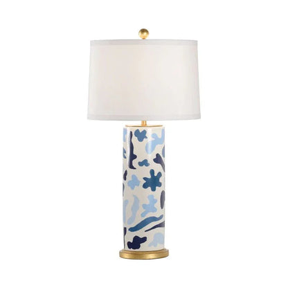 Danton Ceramic With Gold Accents Table Lamp - LOOMLAN - Chelsea House - Table Lamps