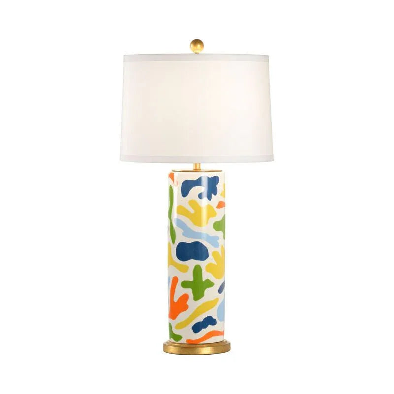 Danton Ceramic With Gold Accents Table Lamp - LOOMLAN - Chelsea House - Table Lamps