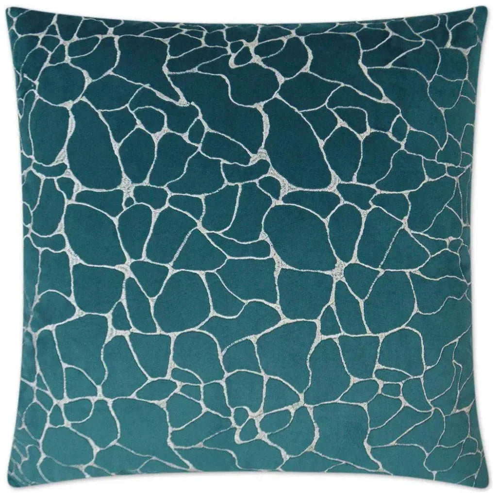 D.V. Kap Dare Laguna Teal Throw Pillow With Insert