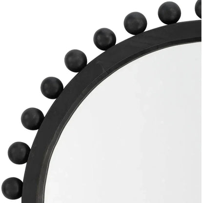 Dark Charcoal Fir Wood Brighton Wall Mirror - LOOMLAN - Jamie Young - Wall Mirrors