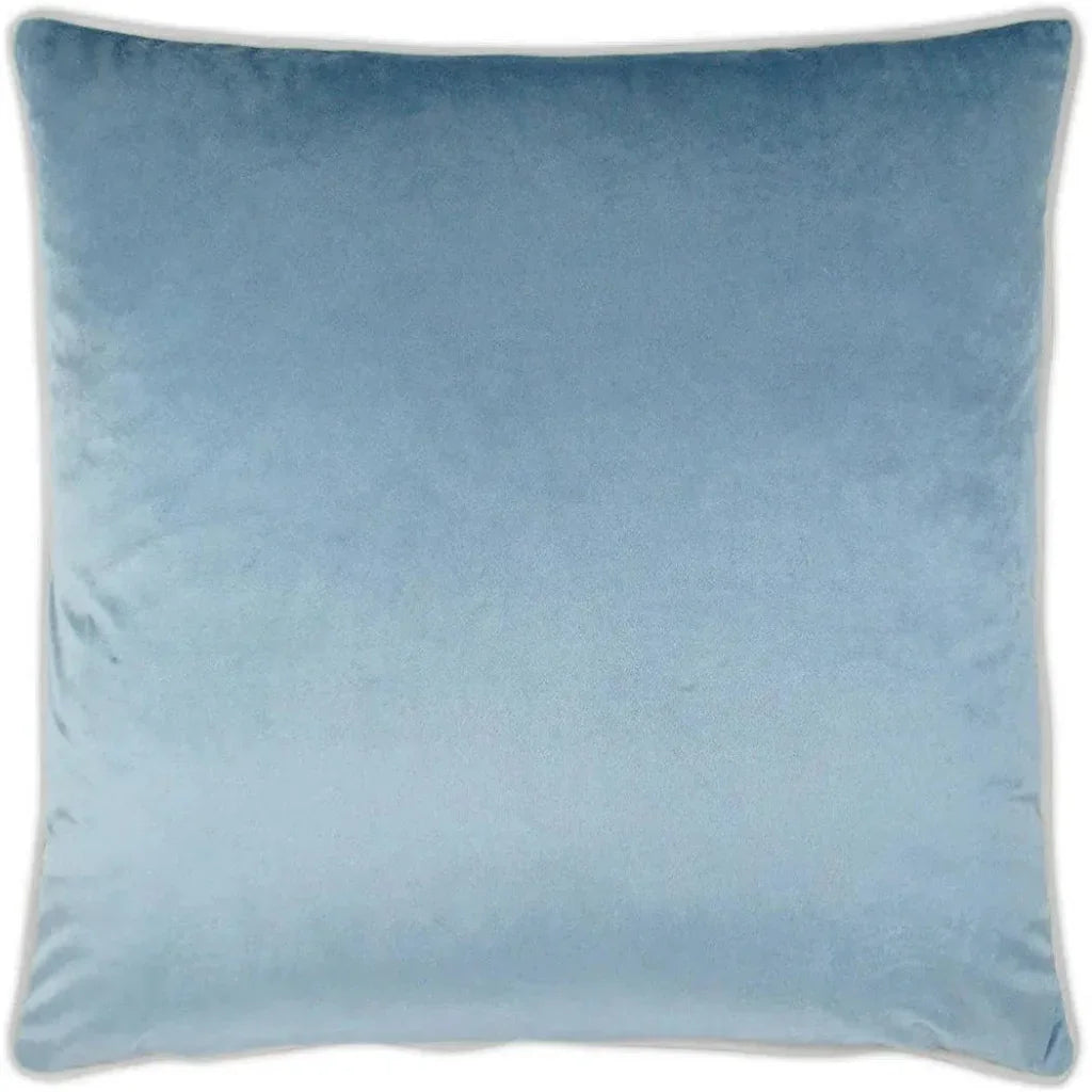Darling Chambray Blue Throw Pillow Insert - LOOMLAN - D.V. Kap - Throw Pillows
