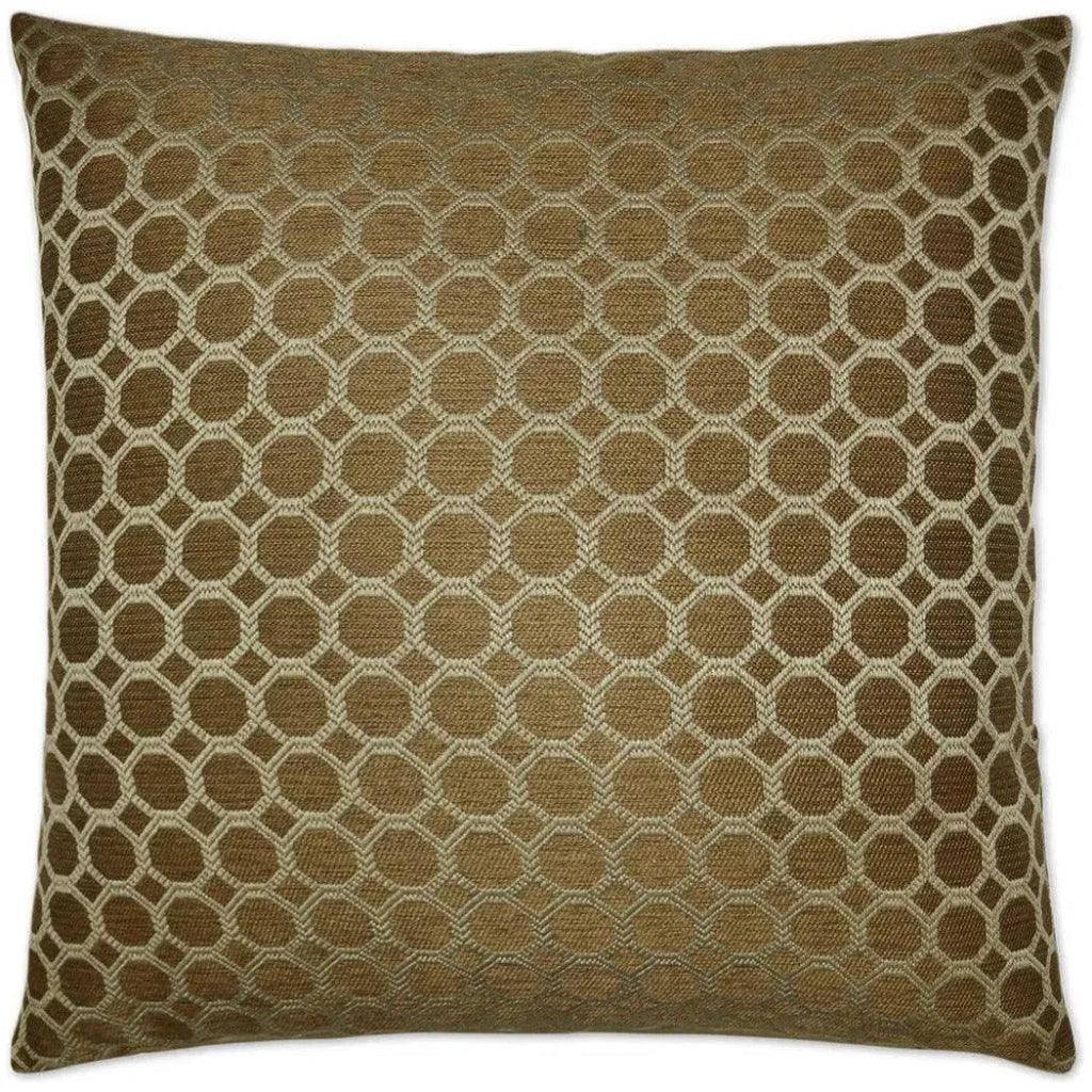 Dax Pecan Brown Throw Pillow With Insert - LOOMLAN - D.V. Kap - Throw Pillows