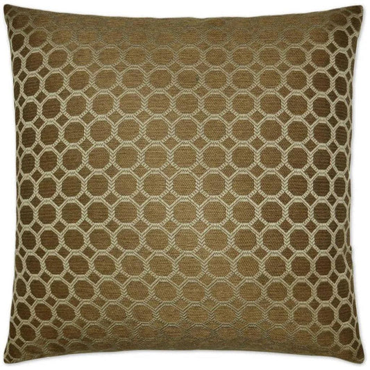 Dax Pecan Brown Throw Pillow With Insert - LOOMLAN - D.V. Kap - Throw Pillows