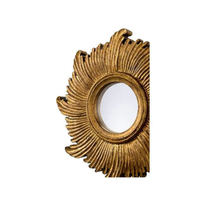 Daybreak Glistening Gold Finish Framed Wall Mirror - LOOMLAN - Chelsea House - Wall Mirrors