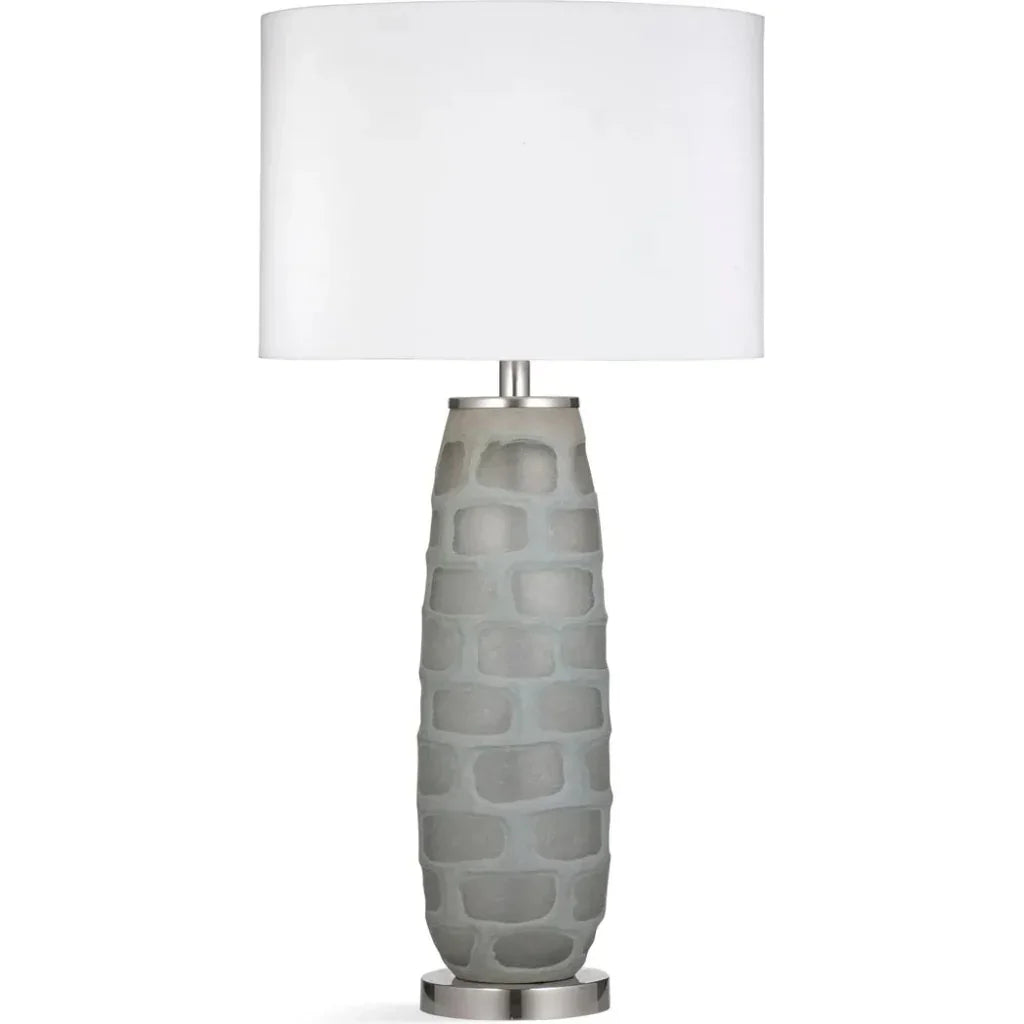 DePau Glass Grey Table Lamp - LOOMLAN - Bassett Mirror - Table Lamps